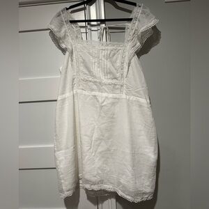 Abercrombie white mini dress